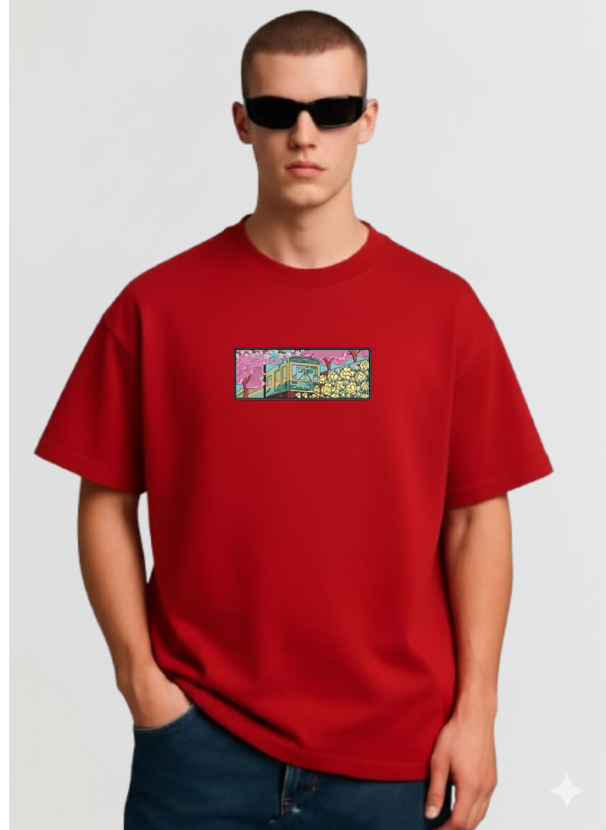 OVERSIZED STANDARD EMBROIDERY STYLE TSHIRT