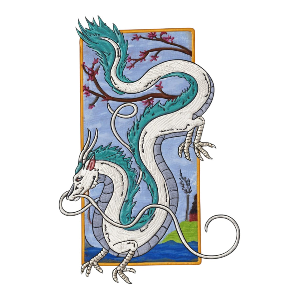 Dragon Spirit Embroidery T-Shirt