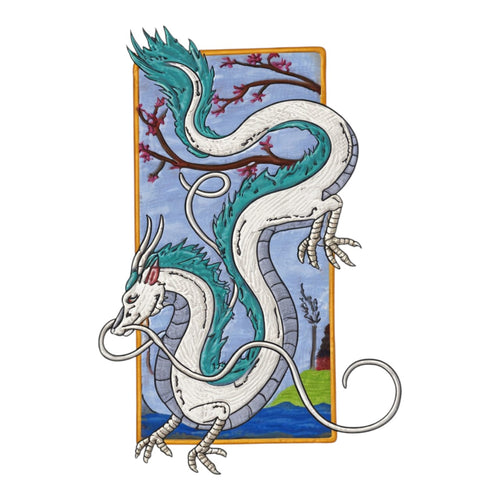 Dragon Spirit Embroidery T-Shirt